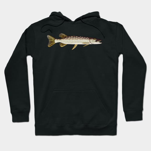 Northern Pike Hoodie by lqmaple